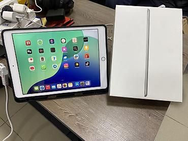 ipad обмен: Планшет, Apple, память 128 ГБ, 10" - 11", Wi-Fi, Б/у, Детский цвет - Серебристый — 3