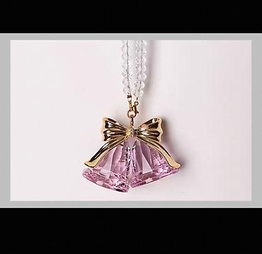 toy dekor: Kristal qoşa zəng avtomobil asqısı Maşın üçün asılqan Yeni gəldi😍 — 4