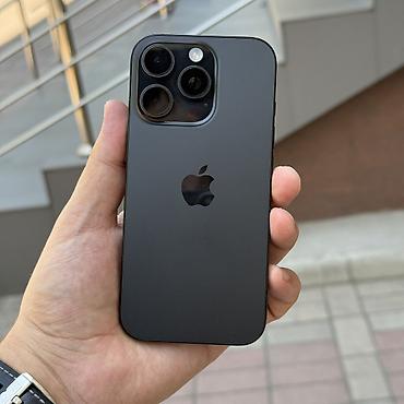 iphone cs max: IPhone 16 Pro, Б/у, 256 ГБ, Black Titanium, Защитное стекло, 87 % — 2
