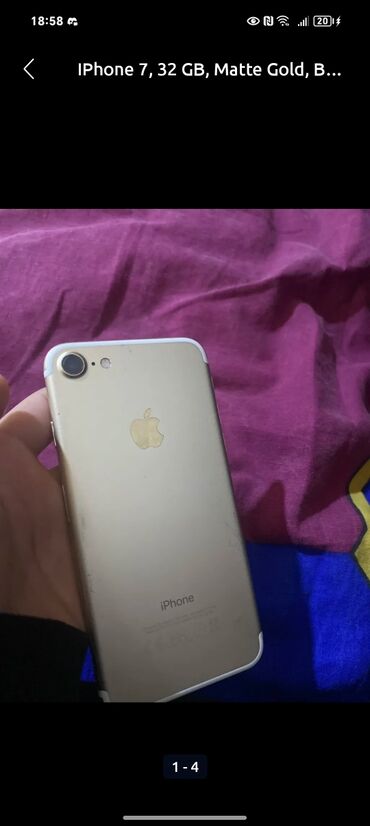 ayfon üçün ekran sekilleri: IPhone 7, 32 GB, White Titanium