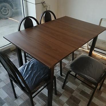 kafe stul: Stullar, Masalar, stollar, Kafe və cayxana üçün stol stul dəsti — 5