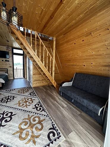 посуточно: Сдаются уютные A-frame домики с панорамным остеклением и современной — 5