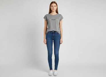 t shirty lniany: T-shirt damski, rozmiar S