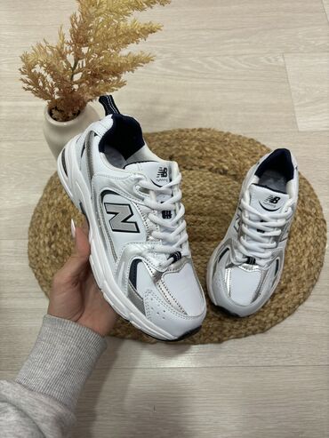 ayaqqabıları 38 39: New Balance, Ölçü: 38, rəng - Ağ, Yeni