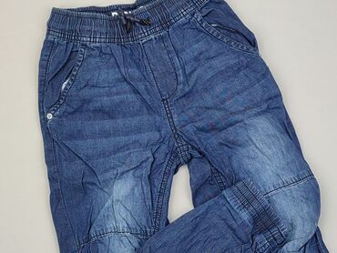 Jeansowe: Spodnie jeansowe, Cool Club, 10 lat, 140, stan - Dobry