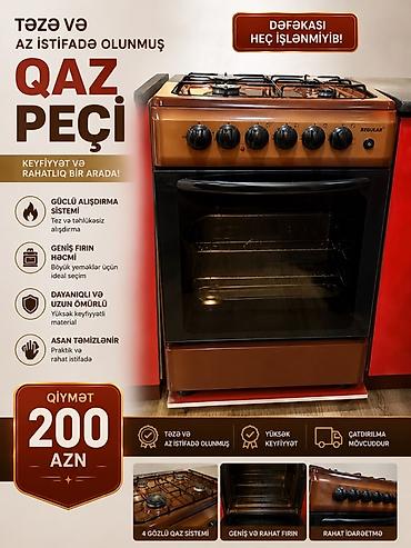 qaz sobası 4 goz: Qaz peçi – keyfiyyət və rahatlıq bir arada! - 4 gözlü qaz sistemi — 1