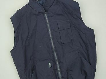 pull and: Męska kamizelka ocieplana Panoply - Kolor: granatowy - Zapinanie — 1