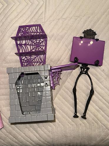 Oyun dəstləri: Monster High mövzusunda plastik oyuncaq aksesuarları dəsti. Tərkibi — 1