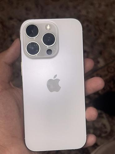 ipnone x: IPhone 16 Pro, Б/у, 128 ГБ, Белый, Чехол, 85 % — 1