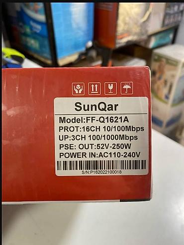 каммутатор: 16 канальный POE SWITCHES “Sunqar” Модель : FF-Q1621A #Переключатель — 1