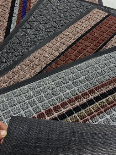 Грязезащитные и придверные коврики: Придверный коврик Новый, Внутренний, Прямоугольный, цвет - Серый — 2