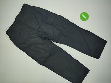 czarne cargo pull and bear: Męskie spodnie cargo FSBN, rozmiar M - Model: cargo z licznymi — 3
