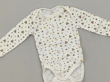 body niemowlęce białe: Body, H&M, Wcześniak, 
stan - Dobry