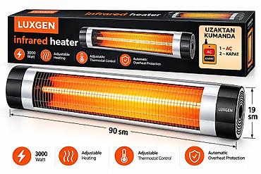 bağ qaycı: LUXGEN Infrared Heater – yüksək güclü və idarəolunan isidici - Güc — 1