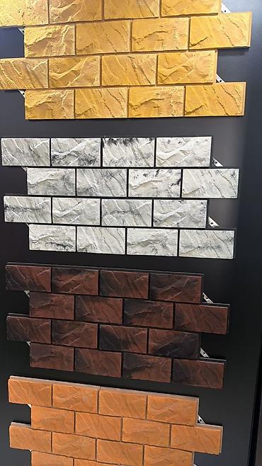 Dekorativ daşlar: Dekorativ fasad və daxili divar daş panelləri - Material: Beton — 27
