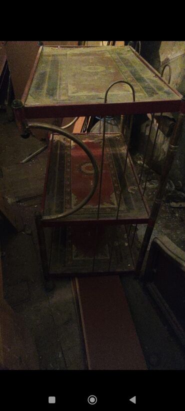 Masalar: Balkon masası, İşlənmiş, Açılan, Şüşə, Dördbucaq masa — 5