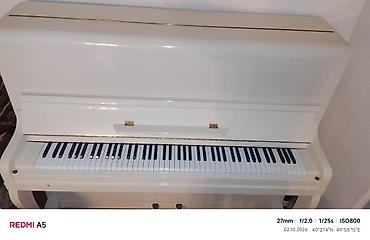 klasik gitara: CALISIA dik piano – ağ rəngli, klassik upright model. Xüsusiyyətlər — 7