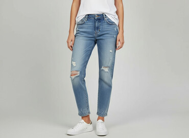 jeansy z dziurami zara: Zara, Jeansy damskie, rozmiar XS