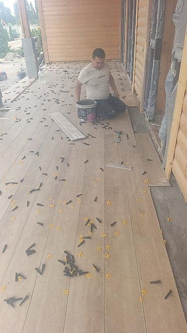 Укладка плитки: Подготовка стен для укладки, Подготовка стен для грунтовки, Резка плитки | Керамическая плитка, Керамогранитая плитка | Вертикальная укладка, Диагональная укладка, Горизонтальная укладка Больше 6 лет опыта — 9