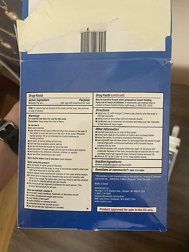 Gözəllik və sağlamlıq: Kirkland Signature Minoxidil 5% – kişilər üçün topikal saç çıxarma — 2