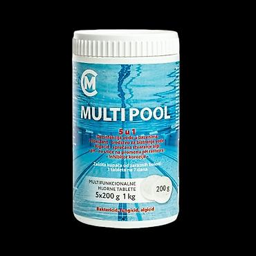 rumenko sastav: MULTI POOL 5 u 1 – multifunkcionalne hlorne tablete za bazene - — 1