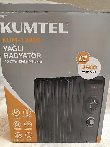 atrabotnu yağ: KUMTEL KUM-1240S yağlı radiator – 13 dilimli elektrikli isidici — 3