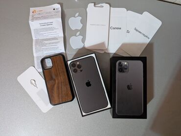 купить айфон 11 pro бу: IPhone 11 Pro, Б/у, 64 ГБ, Matte Space Gray, Коробка, 79 %