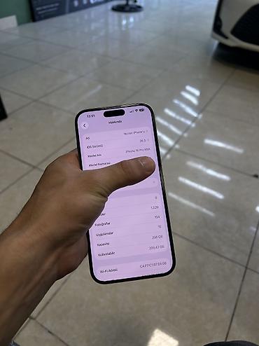 apple ipad 13: IPhone 16 Pro Max, 256 GB, Natural Titanium, Face ID, Simsiz şarj, Sənədlərlə — 4