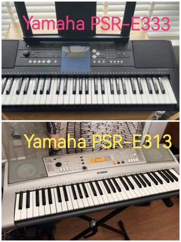 casio синтезатор: 1. Yamaha PSR-E333, автоаккомпанемент и чувствительные клавиши, в