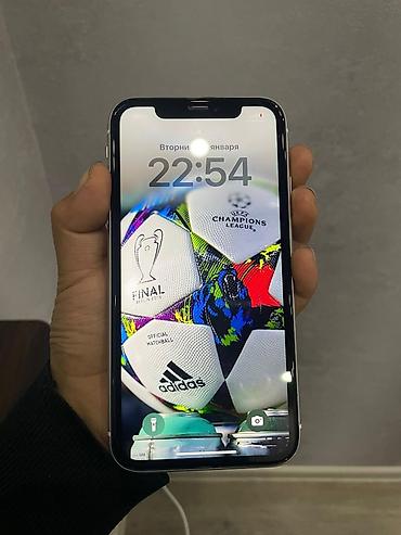 Apple iPhone: IPhone Xr, Б/у, 128 ГБ, Белый, Чехол, 77 % — 1