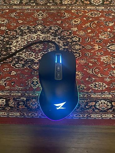 rm 30 sınaq pdf: RGB işıqlı oyun siçanı “Blackops” - Korpusu mat qara, sağ əlin — 5