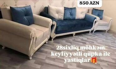 Yataq otağı dəstləri: Di̇van-kravat, Yeni, Açılan, Bazalı, Parça, Şəhərdaxili pulsuz çatdırılma