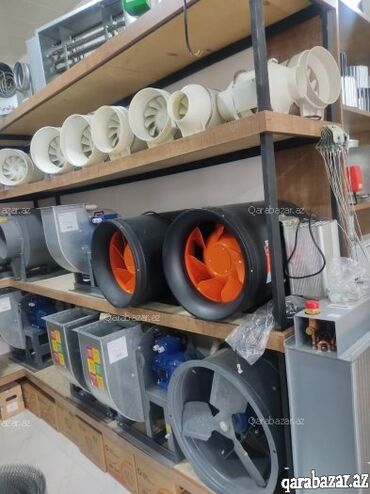 Havalandırma sistemləri: Havalandırma avadanlıqları – kanal və mərkəzdənqaçma ventilyatorları — 1