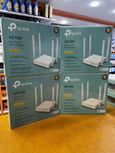 sazz modem satilir 2017: TP-Link Archer C24 AC750 Dual Band Wi-Fi Router – Yeni, Qutuda Sürət