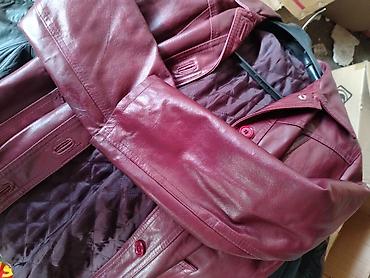 guado leather jacket: Kožna jakna L, bоја - Bordo — 6