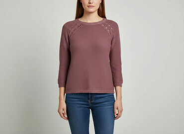 Swetry: Sweter damski, rozmiar M