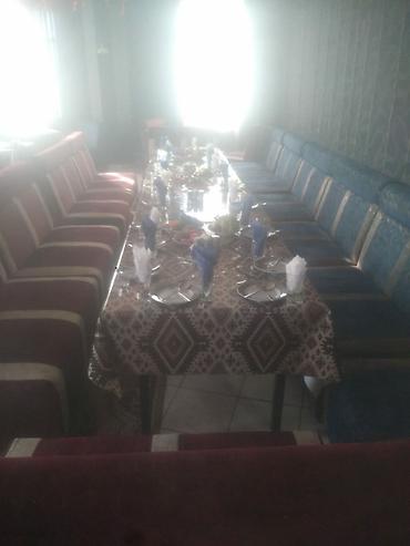kafe divanlari: Restoran/kafe üçün yumşaq oturacaq dəstləri - Model: düz və bucaq (L — 4