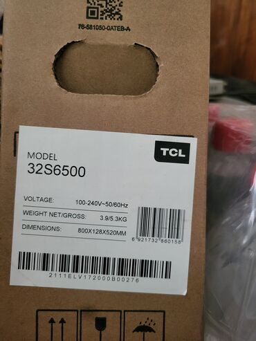 telvizor: İşlənmiş Televizor TCL Led 32" HD (1366x768), Ünvandan götürmə