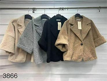 perika prodaja: Fa, Ženska kraća jakna/kaput model 3866 - Kroj: boxy, skraćen do — 3