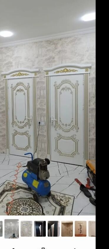 Otaq qapıları: Yeni Otaq qapısı Zamok və çərçivə ilə, Zəmanətli, Pulsuz quraşdırma, Pulsuz çatdırılma, Ödənişli çatdırılma, Rayonlara çatdırılma — 22