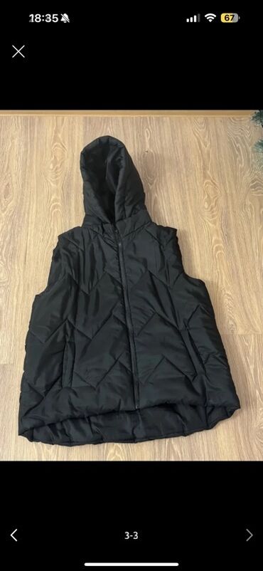 детские шарфы хомут: Qadınlar üçün ikiüzlü (revers) şişmə jilet - 1 tərəf: tam qara