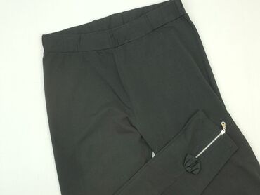 legginsy sliskie damskie: Material trousers, 4XL (EU 48), condition - Very good