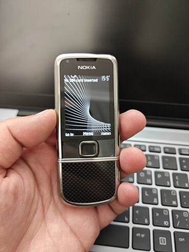 nokia 8800 qiymeti: Nokia 8, < 2 GB Memory Capacity, rəng - Boz, Düyməli