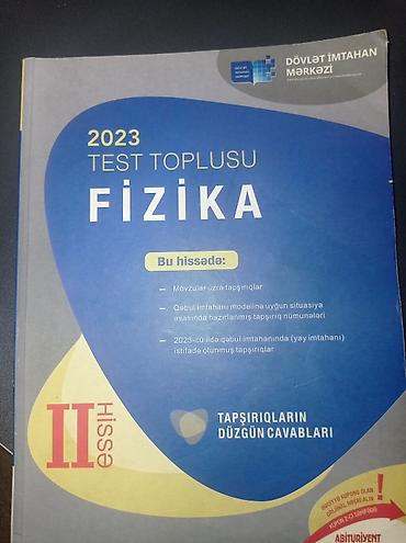 mekteb çanta: Fizika 11-ci sinif, 2023 il, Ünvandan götürmə — 1