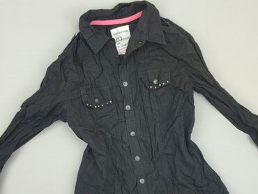 Shirts: Shirt 12 years, condition - Good, pattern - Monochromatic, color - Black