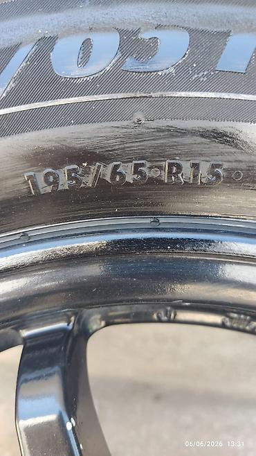 prius disk kalpagi: İşlənmiş Disk təkər Toyota 195 / 60 / R 15, 5 Boltlu — 5