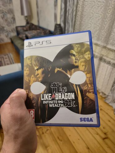 mini soyducular: Məhsul: PS5 oyun diski – Like a Dragon: Infinite Wealth (SEGA)
