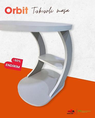 tek stolar: Jurnal masası, Yeni, Açılmayan, Laminat, Oval masa — 9