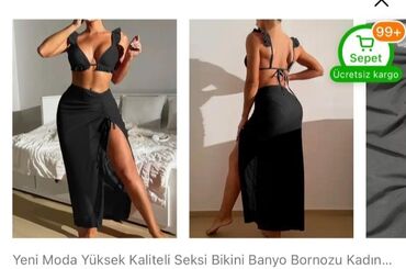 Çimərlik geyimi, ölçü problem olduğu üçün satılır