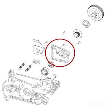 polovne merdevine: Plastični poklopac/ploča napinjača lanca za motorne testere - — 3